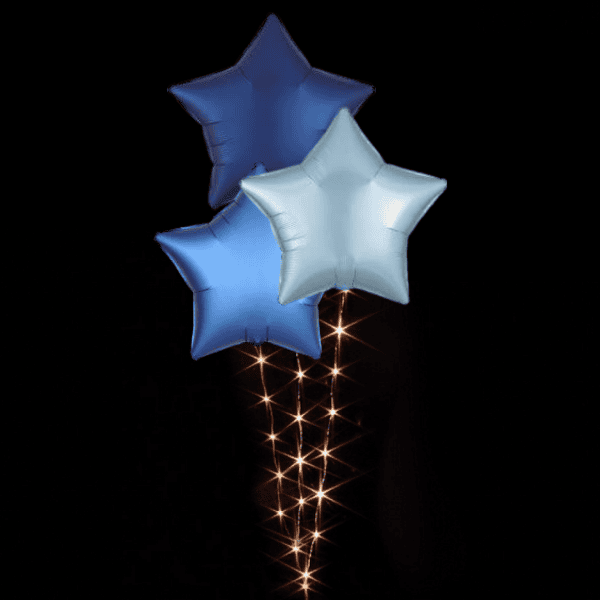 3 String White LED Lights